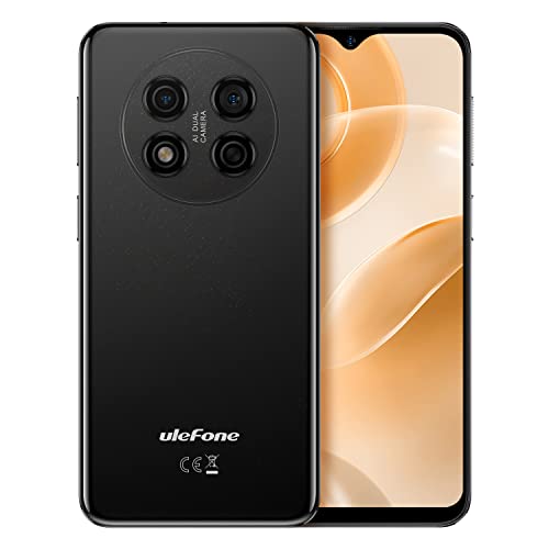 Ulefone Note 15 3G Smartphone ohne Vertrag, 3-Karten-Steckplatz, Quad Core 5GB+32GB, DUAL-SIM Android 12 Handy, 6,22'' HD+, 8MP+5MP Kamera, 4000mAh Akku, Gesichts Entsperrung GPS Schwarz von Ulefone