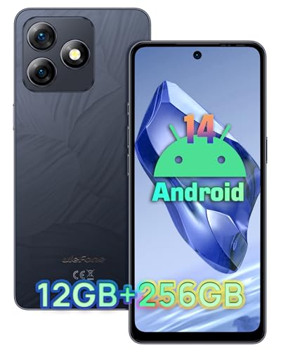 Ulefone Note 18 Pro Handy Ohne Vertrag, 12GB + 256GB /2TB Erweiterbar, 64MP + 32MP Kamera Smartphone Ohne Vertrag, 6.78" HD+ Display 5450mAh Akku Android 14 Smartphone, OTG/NFC/GPS/Dual SIM-Schwarz Ulefone Note 18 Pro Handy Ohne Vertrag, 12GB + 256GB /2TB Erweiterbar, 64MP + 32MP Kamera Smartphone Ohne Vertrag, 6.78" HD+ Display 5450mAh Akku Android 14 Smartphone, OTG/NFC/GPS/Dual SIM-Schwarz von Ulefone