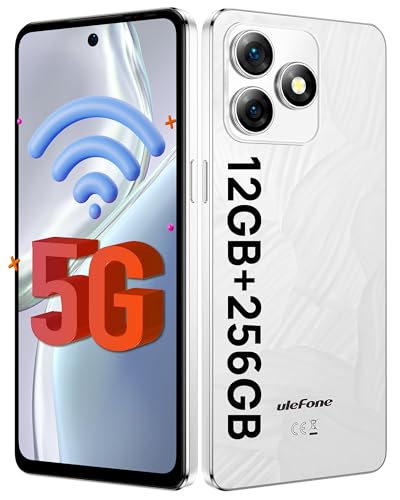 Ulefone Note 18 Ultra 5G Handy ohne vertrag, 50MP+50MP+32MP Kamera 12GB+256GB/SD-2TB Android 13 Smartphone mit 18W Schnellladung 6,78 Zoll FHD+ 5450mAh Akku GPS/OTG/NFC Weiß Ulefone Note 18 Ultra 5G Handy ohne vertrag, 50MP+50MP+32MP Kamera 12GB+256GB/SD-2TB Android 13 Smartphone mit 18W Schnellladung 6,78 Zoll FHD+ 5450mAh Akku GPS/OTG/NFC Weiß von Ulefone