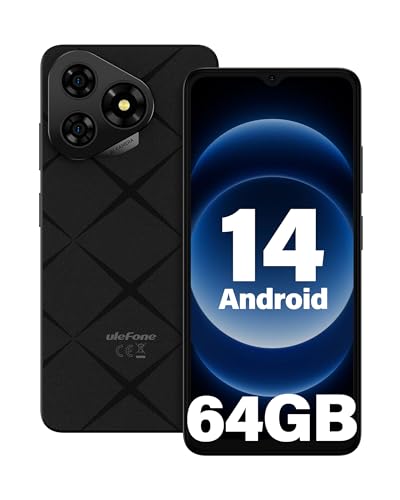 Ulefone Note 19 Handy Android 14, 6GB RAM+64GB ROM/SD-512GB, 6.56" HD+ Octa Core, 5000mAh Akku, 8MP+5MP Kamera Smartphone Ohne Vertrag DREI Kartenfächer Dual SIM 4G/Face ID/GPS/OTG/FM Schwarz Ulefone Note 19 Handy Android 14, 6GB RAM+64GB ROM/SD-512GB, 6.56" HD+ Octa Core, 5000mAh Akku, 8MP+5MP Kamera Smartphone Ohne Vertrag DREI Kartenfächer Dual SIM 4G/Face ID/GPS/OTG/FM Schwarz von Ulefone