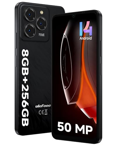 Ulefone Note 20 Pro Android 14 Smartphone, 8GB RAM + 256GB ROM/TF 1TB Erweiterbar Octa Core, 50MP Kamera 6.75" HD+ Smartphone Ohne Vertrag, 6000mAh Dual SIM Handy 4G/OTG/Face ID/GPS-Schwarz Ulefone Note 20 Pro Android 14 Smartphone, 8GB RAM + 256GB ROM/TF 1TB Erweiterbar Octa Core, 50MP Kamera 6.75" HD+ Smartphone Ohne Vertrag, 6000mAh Dual SIM Handy 4G/OTG/Face ID/GPS-Schwarz von Ulefone