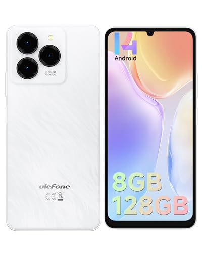 Ulefone Note 20 Pro Handy Ohne Vertrag, 8GB RAM + 128GB ROM/TF 1TB Erweiterbar Octa Core, 50MP Kamera 6.75" HD+ Android 14 Smartphone, 6000mAh Dual SIM Handy 4G/OTG/Face ID/GPS-Weiß Ulefone Note 20 Pro Handy Ohne Vertrag, 8GB RAM + 128GB ROM/TF 1TB Erweiterbar Octa Core, 50MP Kamera 6.75" HD+ Android 14 Smartphone, 6000mAh Dual SIM Handy 4G/OTG/Face ID/GPS-Weiß von Ulefone