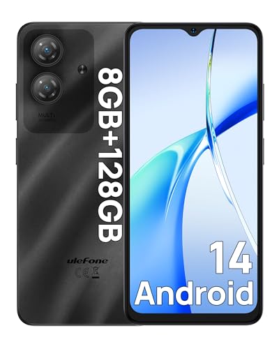 Ulefone Note 21 Handys, 8 GB + 128 GB/SD-1 TB Android 14 Handy, 6,65 Zoll HD+ 90 Hz, Smartphone 5000 mAh Akku, Octa Core Dual SIM 4G Telefon, Kamera 13 MP + 8 MP/GPS/OTG/Face ID/Fingerprint Schwarz Ulefone Note 21 Handys, 8 GB + 128 GB/SD-1 TB Android 14 Handy, 6,65 Zoll HD+ 90 Hz, Smartphone 5000 mAh Akku, Octa Core Dual SIM 4G Telefon, Kamera 13 MP + 8 MP/GPS/OTG/Face ID/Fingerprint Schwarz von Ulefone