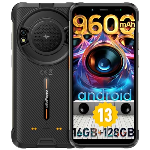 Ulefone Power Armor 16S Outdoor Handy 2024, Android 13 Outdoor Smartphone Octa-Core, 122dB Lautsprecher 9600mAh Akku 16+128GB/SD-128GB, 50MP Kamera IP68 Wasserdicht NFC/OTG/GPS 4G Dual SIM Schwarz Ulefone Power Armor 16S Outdoor Handy 2024, Android 13 Outdoor Smartphone Octa-Core, 122dB Lautsprecher 9600mAh Akku 16+128GB/SD-128GB, 50MP Kamera IP68 Wasserdicht NFC/OTG/GPS 4G Dual SIM Schwarz von Ulefone