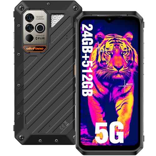 Ulefone Power Armor 18T Ultra 5G 2024 Thermal Imaging Camera FLIR® Outdoor Mobile Phone 512GB 24GB 108MP 9600mAh Dimensity 7050 2.6GHz 6.58 Inch 120Hz Android 13 IP68/69K Smartphone Dual SIM/WiFi Ulefone Power Armor 18T Ultra 5G 2024 Thermal Imaging Camera FLIR® Outdoor Mobile Phone 512GB 24GB 108MP 9600mAh Dimensity 7050 2.6GHz 6.58 Inch 120Hz Android 13 IP68/69K Smartphone Dual SIM/WiFi von Ulefone