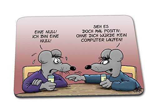 Uli Stein Mauspad Null Mousepad Uli Stein Mauspad Null Mousepad von Uli Stein
