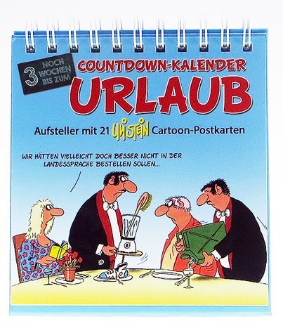 Uli Stein Countdown-Kalender"Urlaub" von Uli Stein