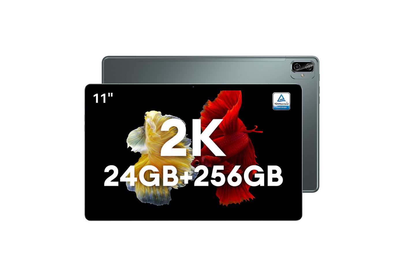 Ulife Headwolf, Hpad3 Ultra, 24GB RAM(12+12GB erweiterbar), 256GB ROM Tablet (11, Android 12, 2G, 3G, 4G, 8MP+20MP+5MP Al Kamera, 8500mAh Akku)" von Ulife