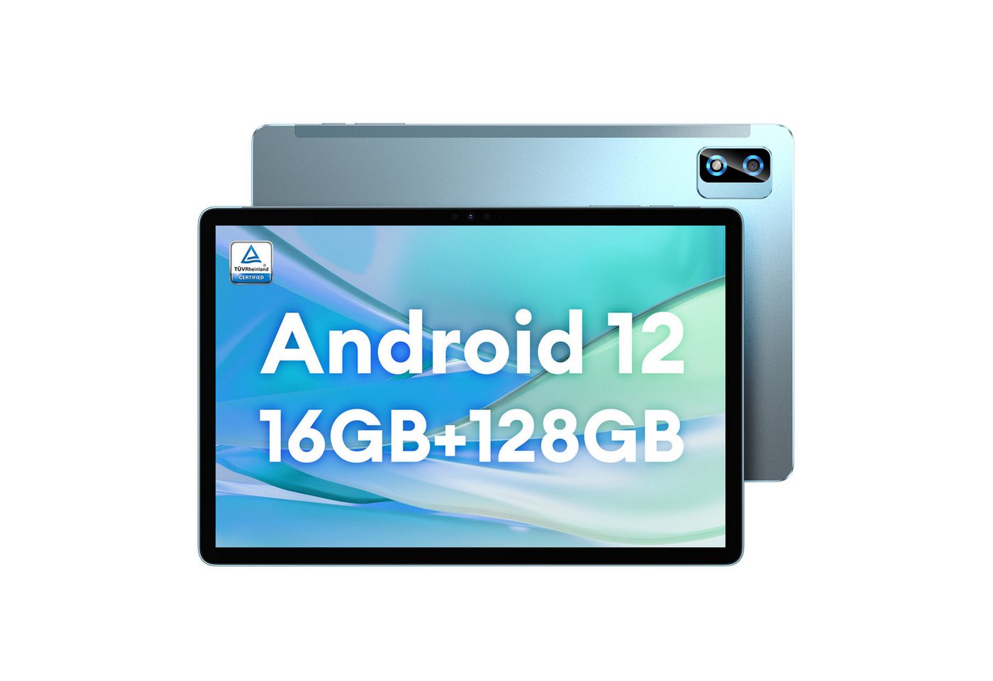 Ulife Headwolf, Wpad2, 16GB RAM(4+4GB erweiterbar), 128GB ROM Tablet (10, Android 12, 2G, 3G, 4G, 7mm dick, 8 MP Frontkamera, 16 MP Rückkamera)" von Ulife