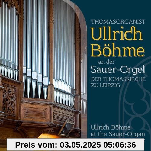 Ullrich Böhme an der Sauer-Orgel von Ullrich Böhme