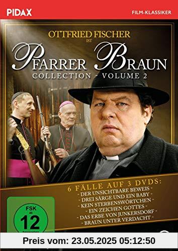 Pfarrer Braun Collection, Vol. 2 / Weitere sechs Folgen der Krimireihe mit Ottfried Fischer (Pidax Film-Klassiker) [3 DVDs] von Ulrich Stark