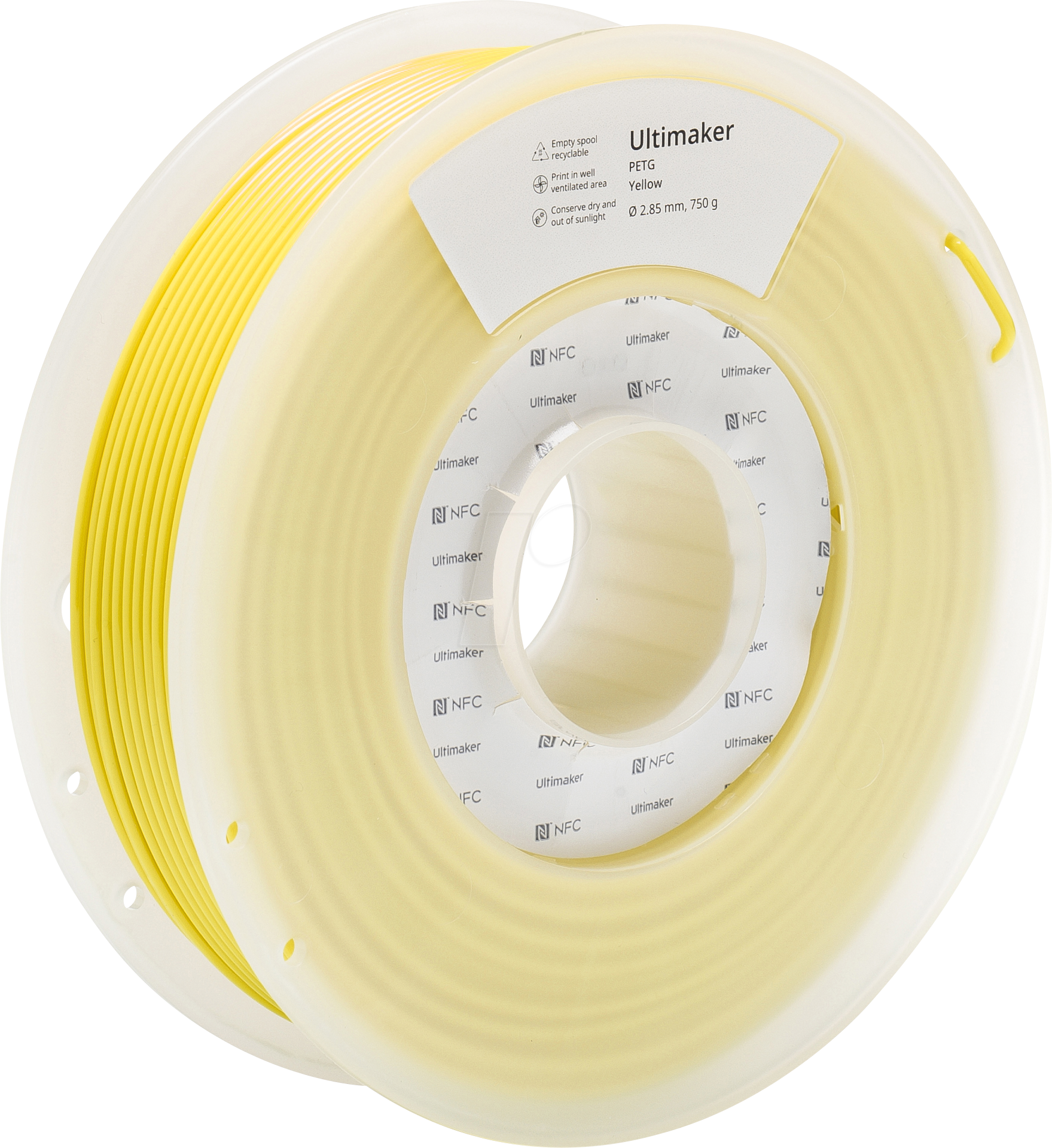 ULTIMAKER 227340 - PETG-Filament - gelb - 2,85mm - 750g von Ultimaker