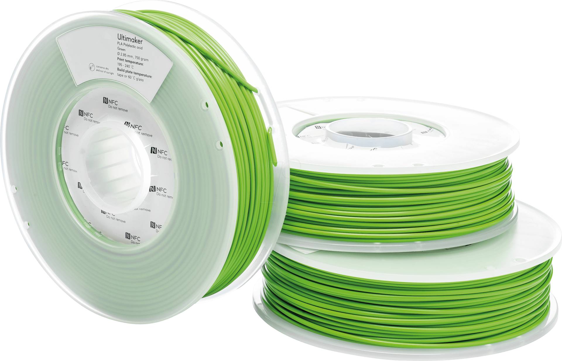 ULTIMAKER 74548 - PLA Filament - M0751 grün - 750 g von Ultimaker