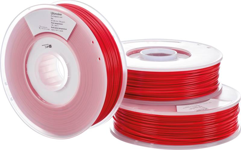 ULTIMAKER 74623 - PLA Filament - M0751 rot - 750 g von Ultimaker