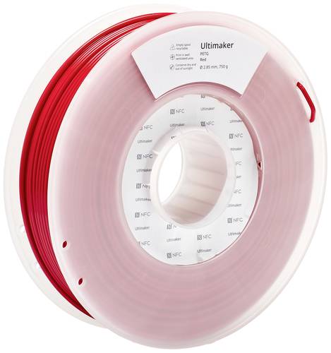 Ultimaker 227336 Filament PETG chemisch beständig, hitzebeständig 2.85mm 750g Rot 1St. von Ultimaker