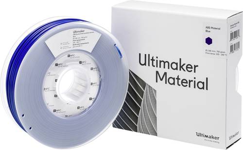 Ultimaker ABS - M2560 Blue 750 - 206127 Filament ABS 2.85mm 750g Blau 1St. von Ultimaker