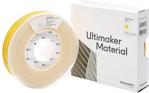Ultimaker ABS - M2560 Yellow 750 - 206127 Filament ABS 2.85mm 750g Gelb 1St. von Ultimaker