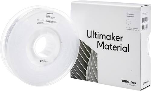 Ultimaker PCA - M3577 Transparent 750 - 212674 Filament PC (Polycarbonat) 2.85mm 750g Transparent 1S von Ultimaker