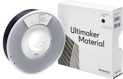 Ultimaker PLA - M0751 Black 750 - 211399 Filament PLA 2.85mm 750g Schwarz 1St. von Ultimaker