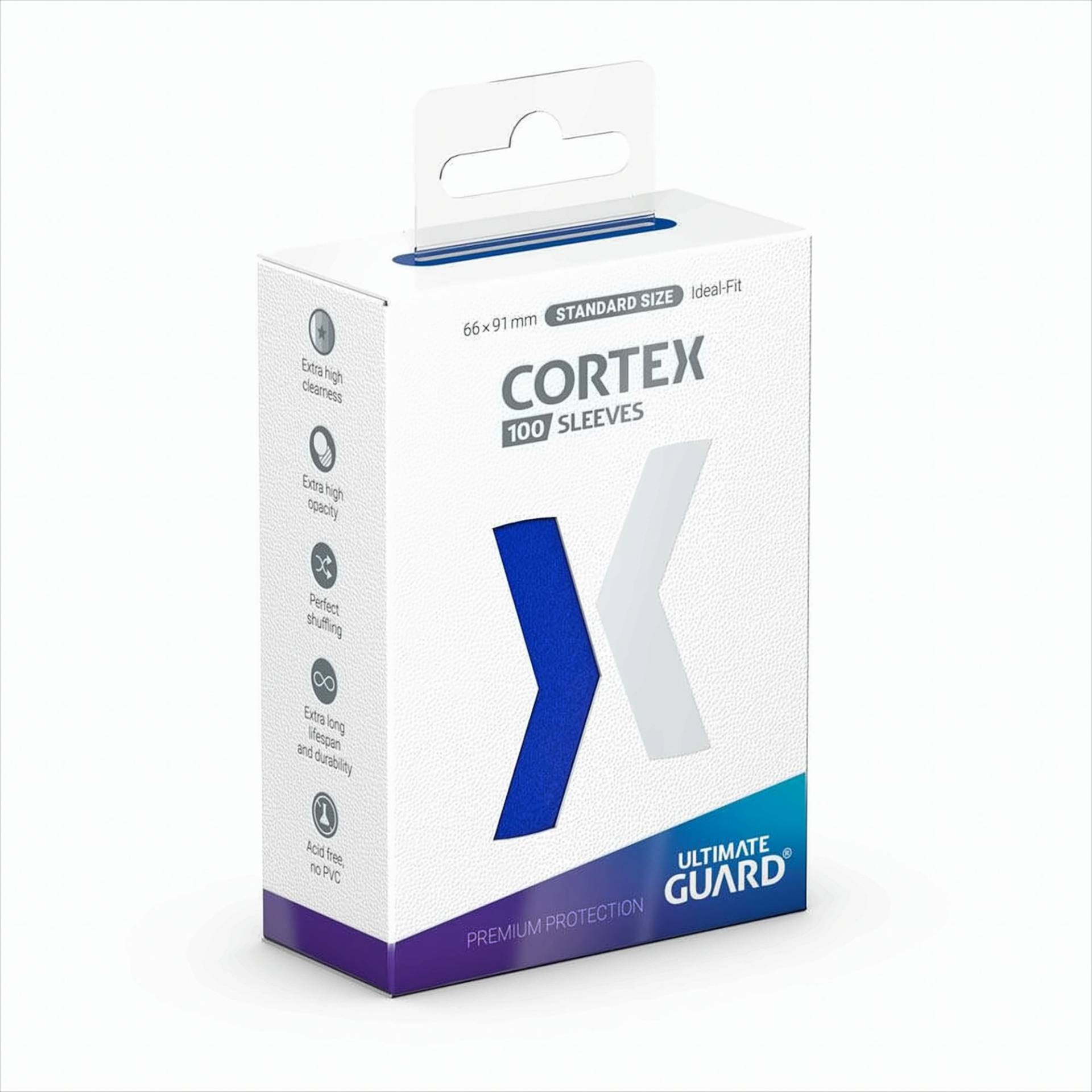 UG Cortex Sleeves Standard Blau 100 ct. UG Cortex Sleeves Standard Blau 100 ct.
