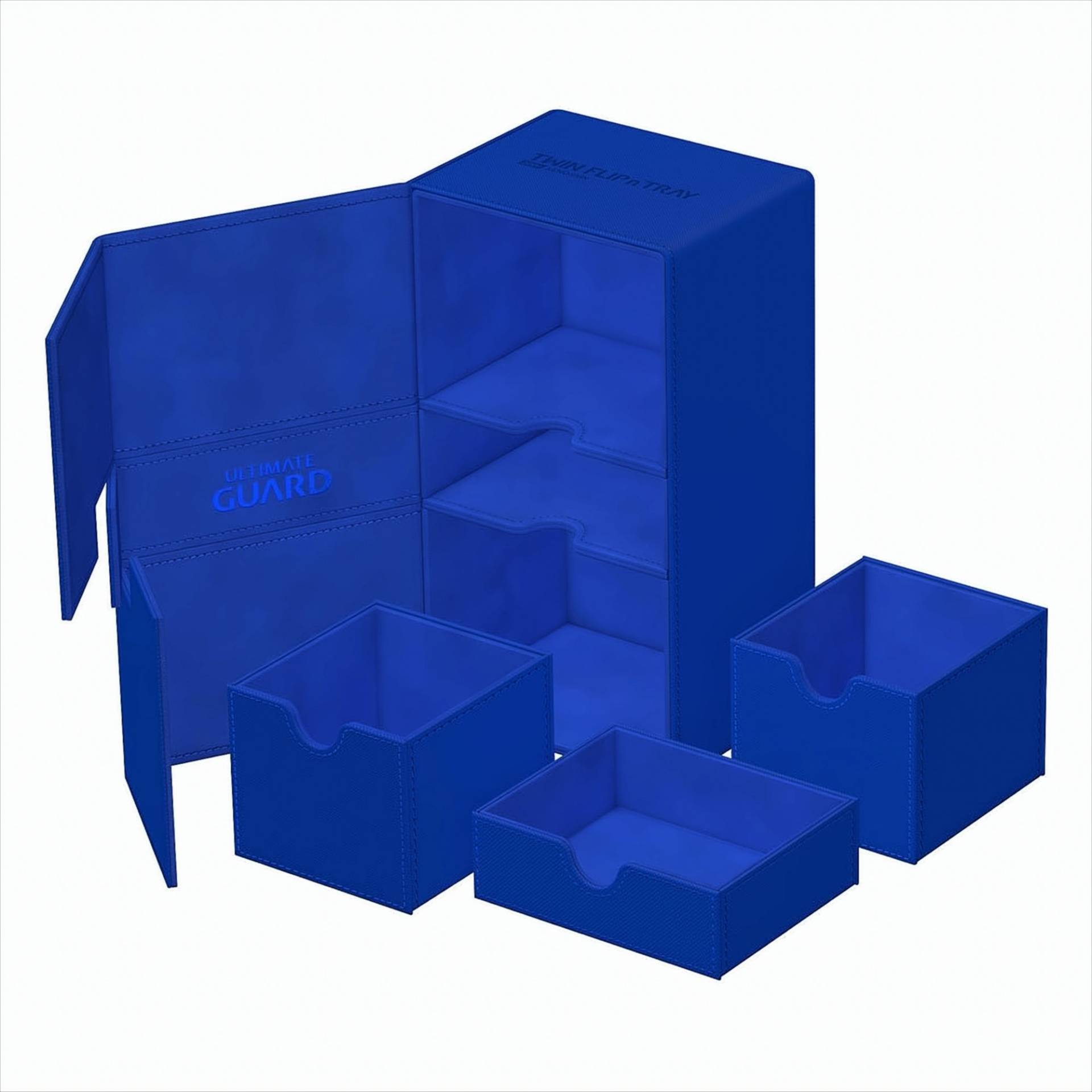 UG Twin Flip`n`Tray Deck Case 200+ XenoSkin Blue von Ultimate Guard