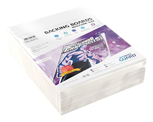 Ultimate Guard UGD020031 - Comic Backing Boards Magazine Size 100, weiß von Ultimate Guard