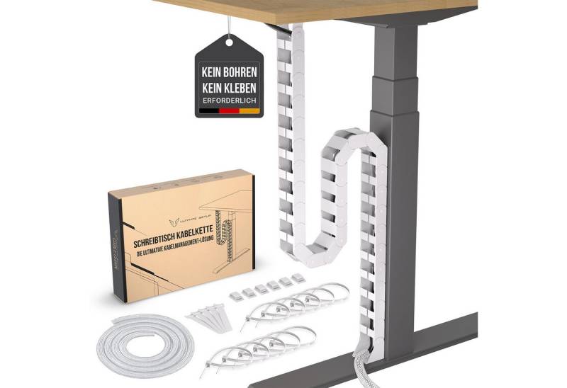 Ultimate Setup Kabelführung Kabelkette Schreibtisch - Schreibtisch Kabelmanagement (1-St) von Ultimate Setup