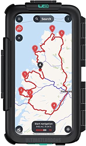 Ultimateaddons wasserdichte Motorradhalterung für Apple iPhone 12 Pro Max von Ultimateaddons