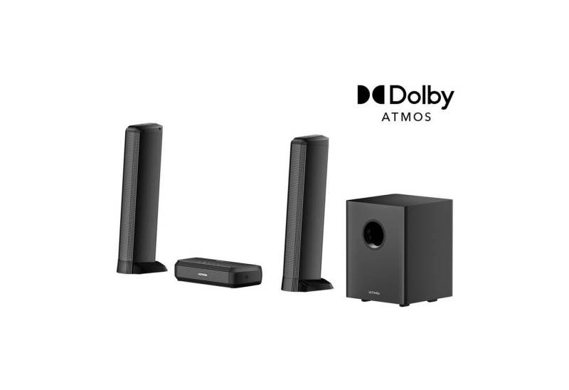Ultimea Apollo S80 5.1 Soundsystem Dolby Atmos (HDMI eARC/OPT/AUX/BT, 320 W, 3D Surround Sound System mit RGB-Beleuchtung, verstellbarem EQ) von Ultimea