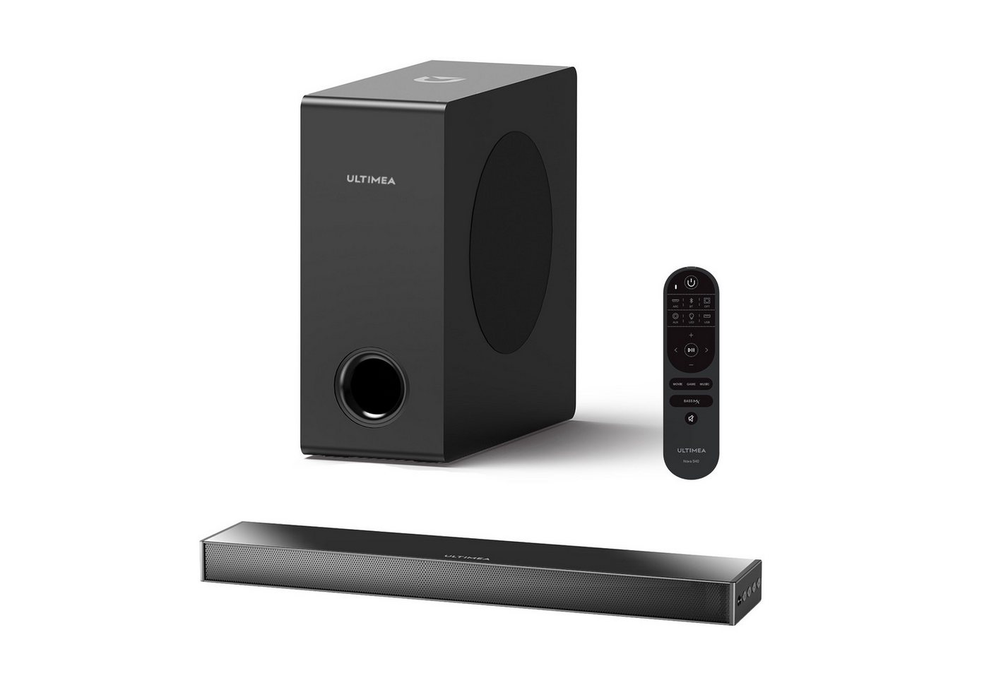 Ultimea Nova S40 2.1 CH Soundbar (Bluetooth 5.3, HDMI ARC) von Ultimea