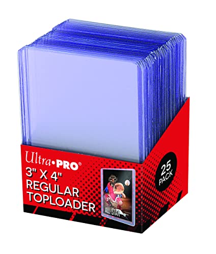 25 Ultra Pro Toploader, Kunststoff - Ultra Clear - Regular - Top Loader - 3" x 4" von Ultra Pro