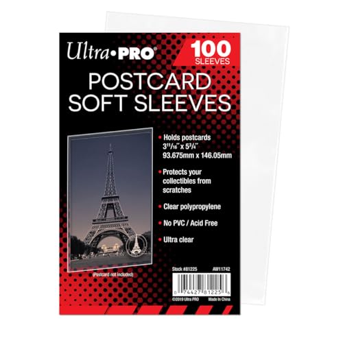 Postcard Sleeves - 3-11/16 x 5-3/4 von Ultra Pro