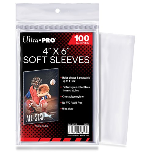 Pro Ultra Clear Sleeves 4 x 6 Zoll Pro Ultra Clear Sleeves 4 x 6 Zoll von Ultra Pro