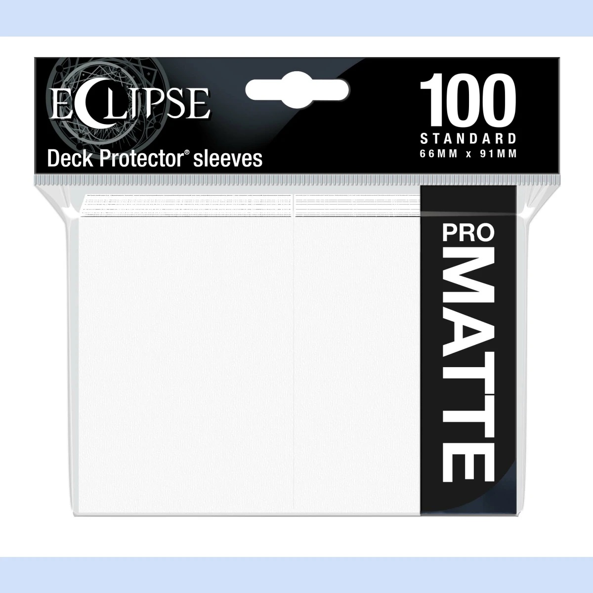 UP Deck Protector ECLIPSE Matte Artic White 100 ct von Ultra Pro