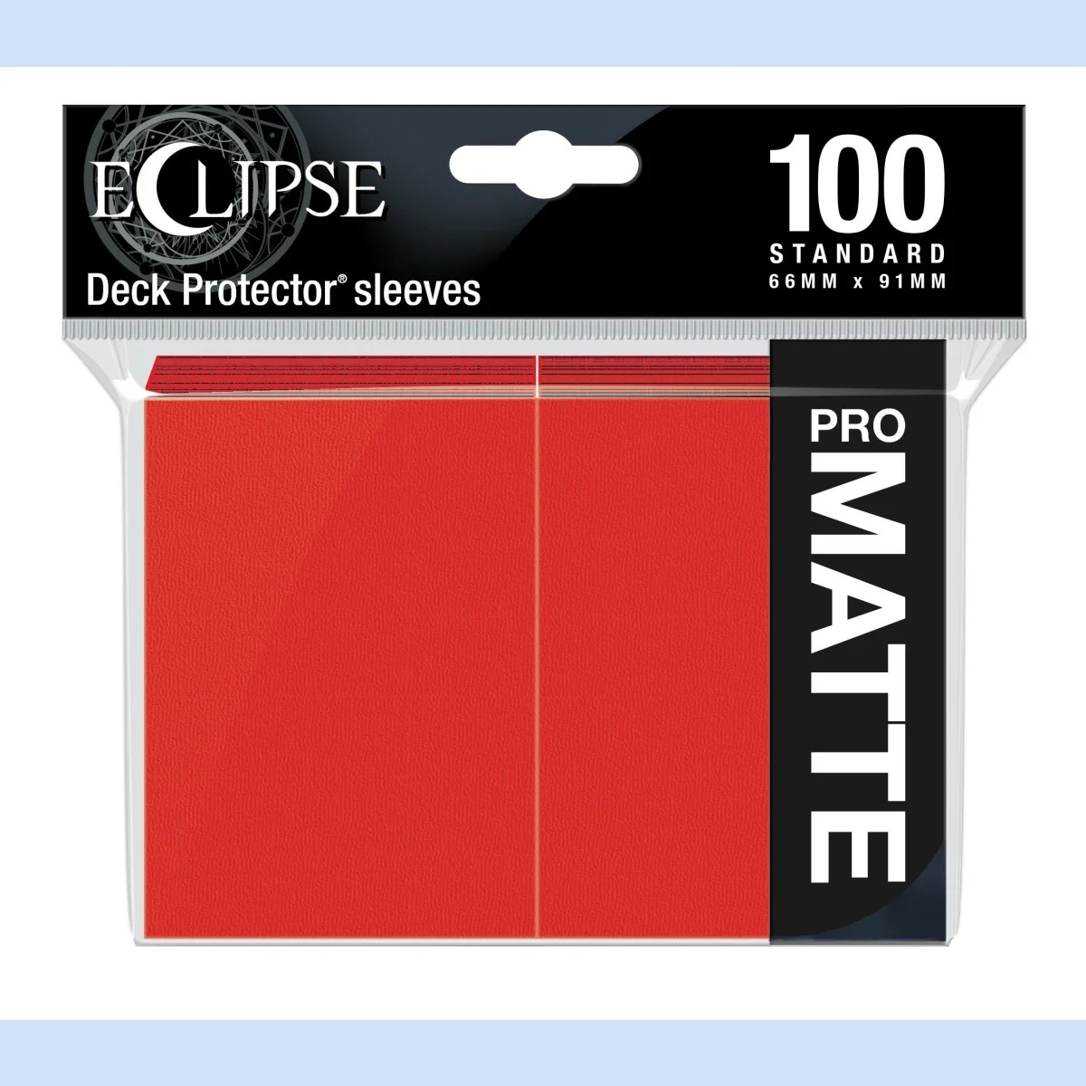 UP Deck Protectors ECLIPSE Matte Apple Red (100ct) von Ultra Pro