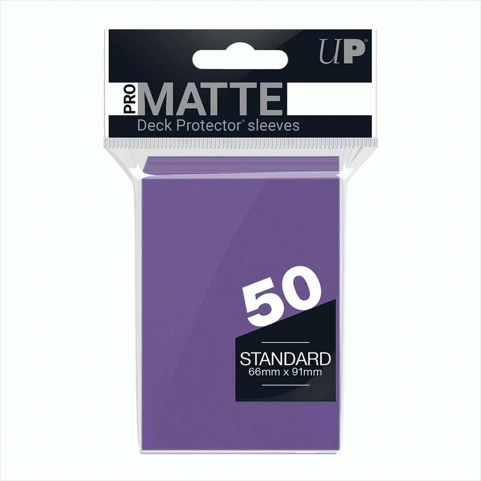 UP Matte Schutzhüllen Lila (50 Stk.) von Ultra Pro