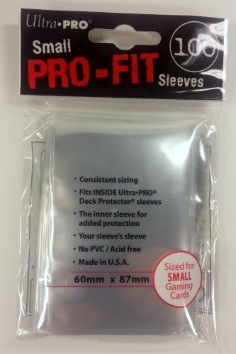 UP Small Pro-Fit Sleeves (100 ct.) von Ultra Pro