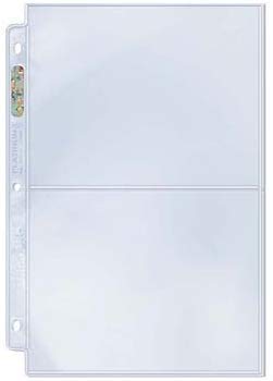 Ultra Pro 2-Pocket Platin-Seite mit 12,7 x 17,8 cm Taschen 25 ct von Ultra Pro
