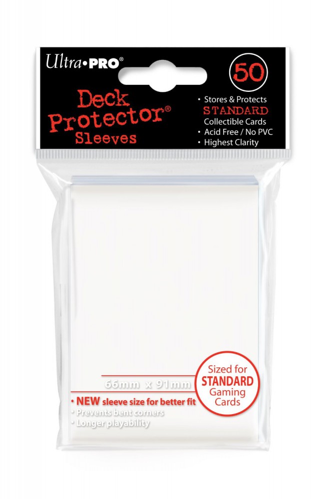 Ultra Pro Deck Protectors Powder White (50 Stk) von Ultra Pro