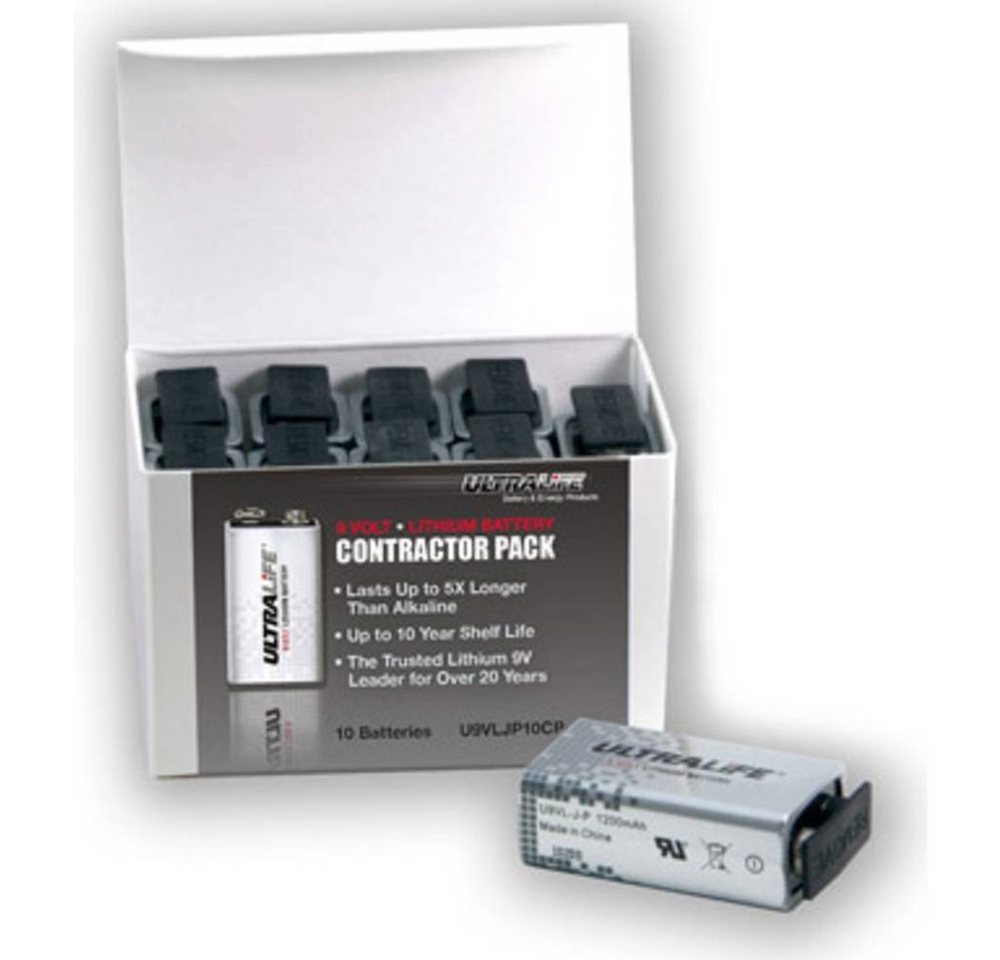UltraLife High Energy Lithium 9 V Block Batterie Batterie UltraLife High Energy Lithium 9 V Block Batterie Batterie von UltraLife