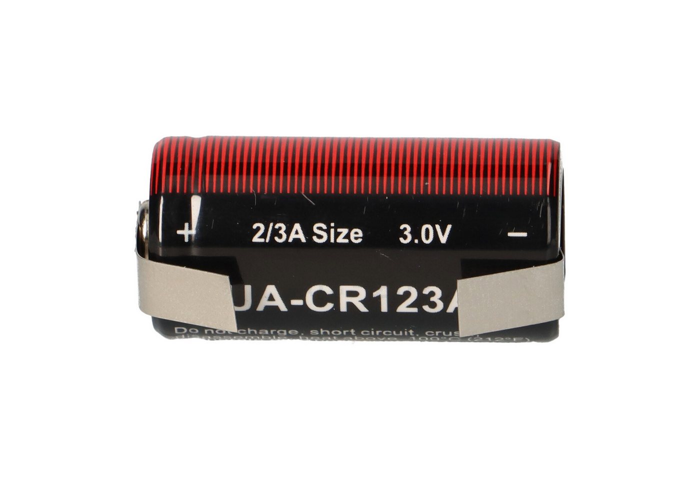 UltraLife Ultralife Batterie CR123A 3V 2/3A mit U-Lötfahne Batterie von UltraLife