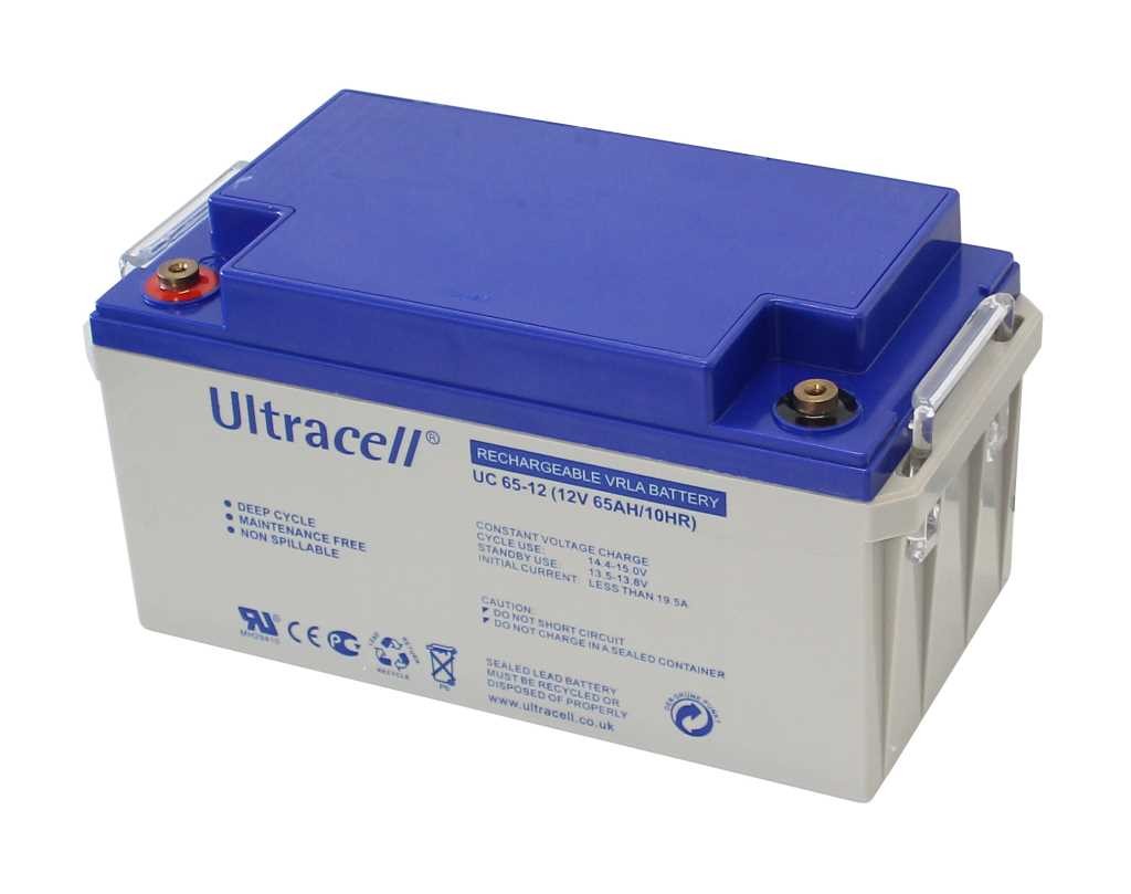 Ultracell UC65-12 12V 65Ah zyklenfest Bleiakku AGM Blei Gel Akku Ultracell UC65-12 12V 65Ah zyklenfest Bleiakku AGM Blei Gel Akku von Ultracell