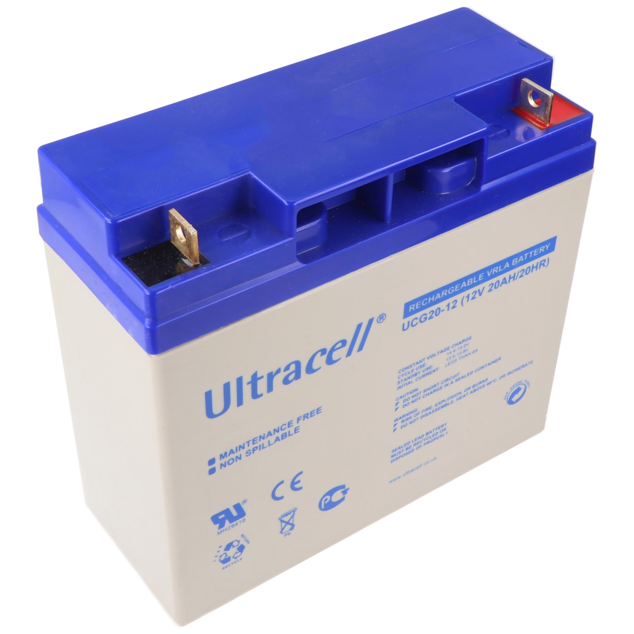 Ultracell UCG20-12 12V 20Ah zyklenfest Bleiakku AGM Blei Gel Akku Ultracell UCG20-12 12V 20Ah zyklenfest Bleiakku AGM Blei Gel Akku von Ultracell