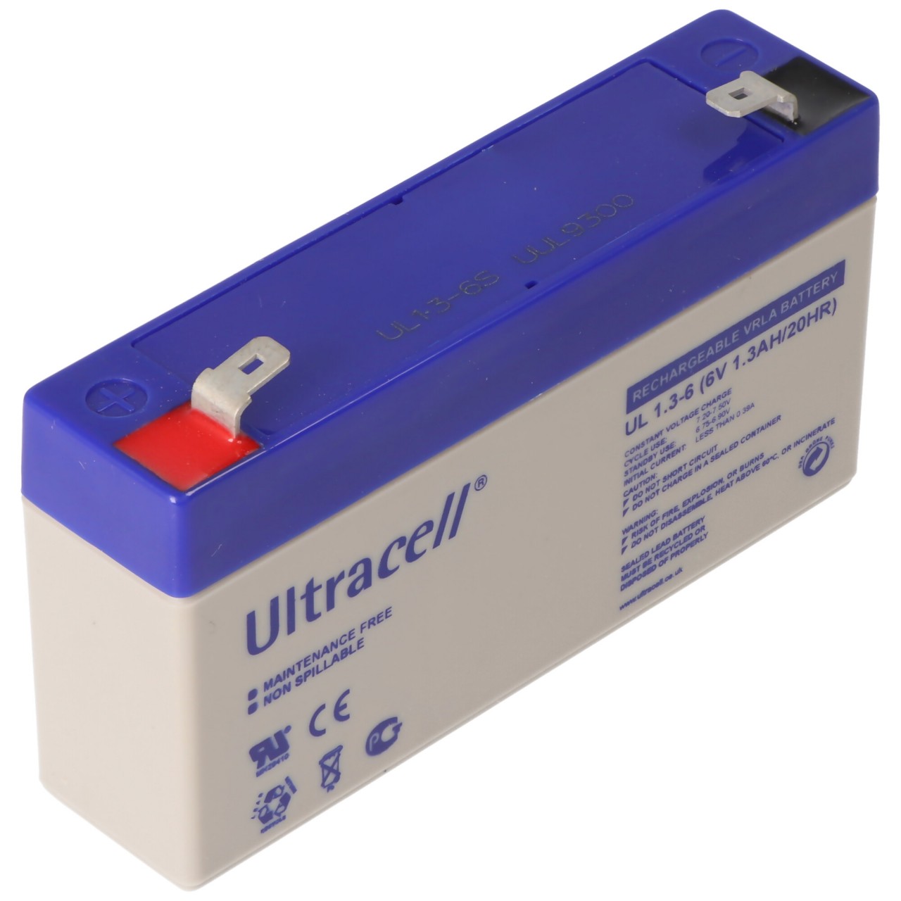 Ultracell UL1.3-6 6V 1,3Ah Bleiakku AGM Blei Gel Akku Ultracell UL1.3-6 6V 1,3Ah Bleiakku AGM Blei Gel Akku von Ultracell