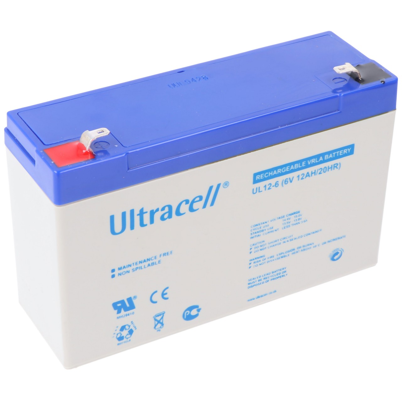 Ultracell UL12-6 6V 12Ah Bleiakku AGM Blei Gel Akku Ultracell UL12-6 6V 12Ah Bleiakku AGM Blei Gel Akku von Ultracell