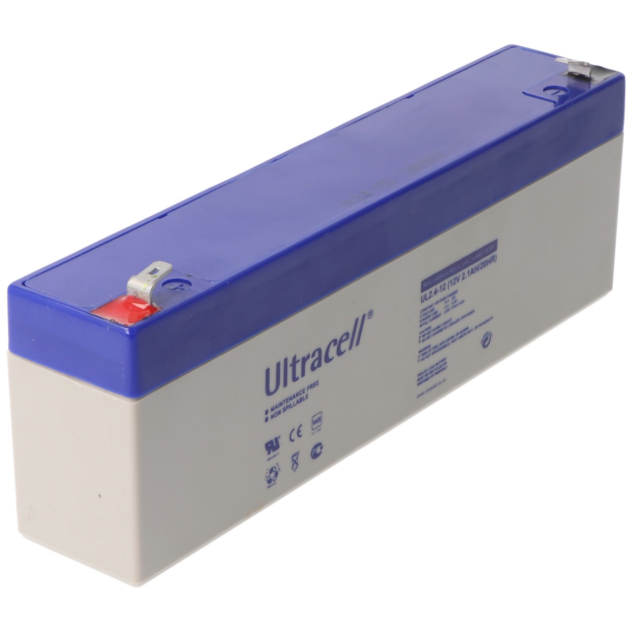 Ultracell UL2.4-12 Blei-Akku 12 Volt 2,1 Ah, Faston 187, 4,8mm Ultracell UL2.4-12 Blei-Akku 12 Volt 2,1 Ah, Faston 187, 4,8mm von Ultracell