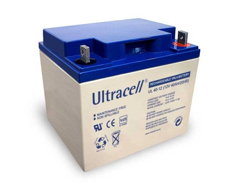 Ultracell UL40-12 12V 40Ah Bleiakku AGM Blei Gel Akku von Ultracell