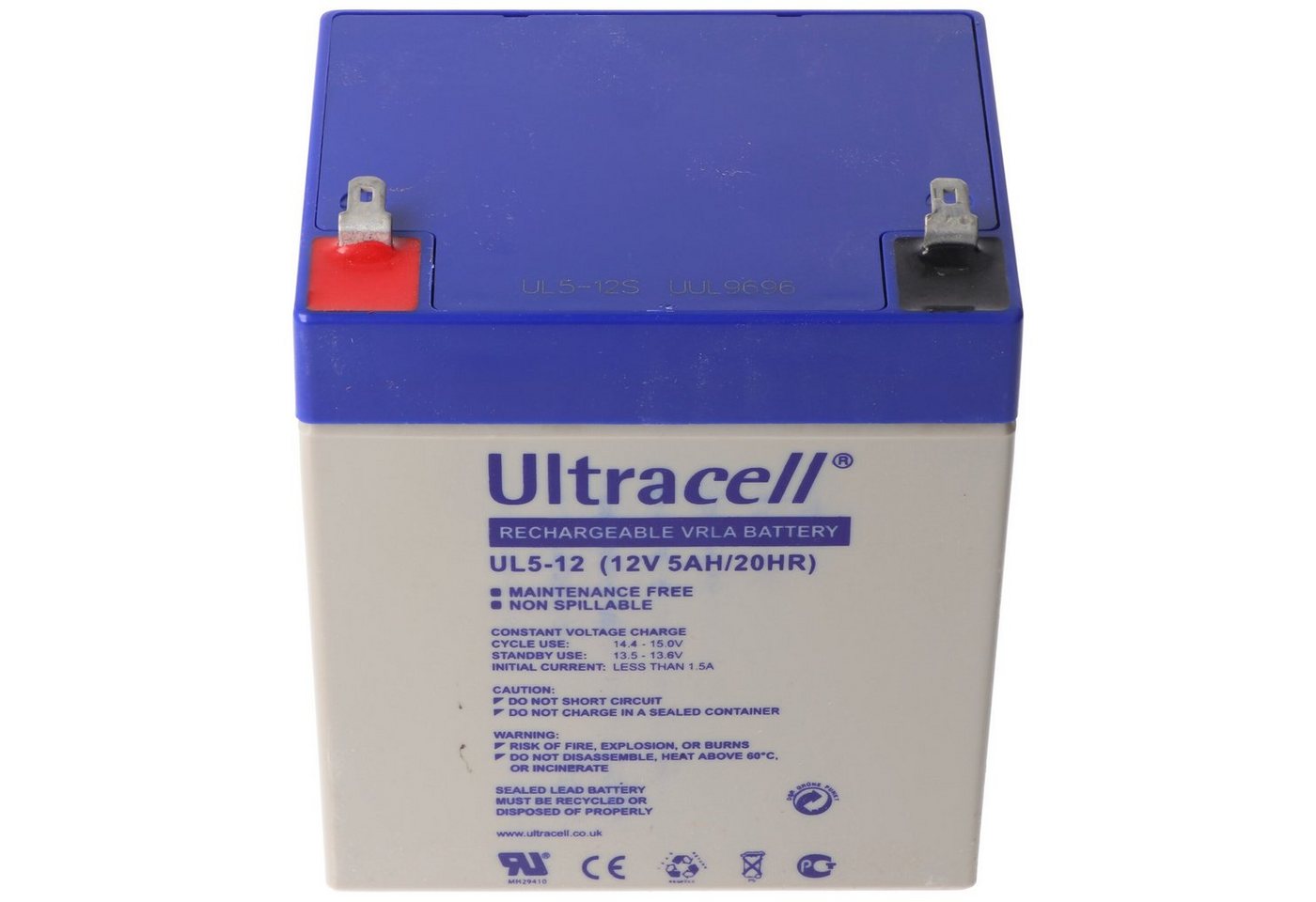 Ultracell Ultracell UL5-12 12V 5Ah Bleiakku AGM Blei Gel Akku Akku Ultracell Ultracell UL5-12 12V 5Ah Bleiakku AGM Blei Gel Akku Akku von Ultracell