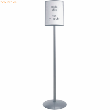 Ultradex Bodenständer Mono 297x213 Aluminium von Ultradex