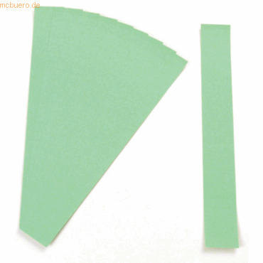 Ultradex Einsteckkarten für 15mm Einsteckschiene 40x12mm hellgrün VE=2 von Ultradex